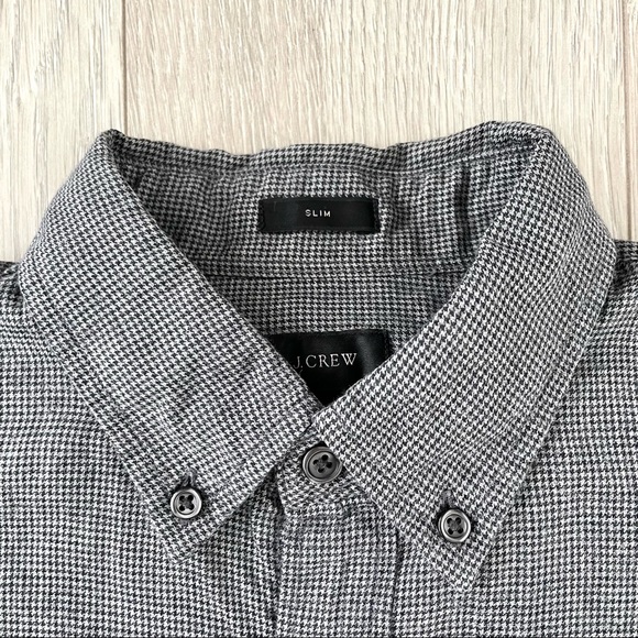 J.Crew Slim Houndstooth Button Down Shirt - Picture 2 of 11
